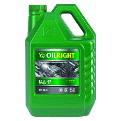 Трансмиссионное масло OILRIGHT ТАД-17  80W-90  5 л. мин.