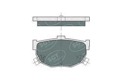 Тормозные колодки SCT SP 386