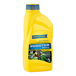 Моторное масло RAVENOL Scooter 2-Takt Mineral  1 л. мин.