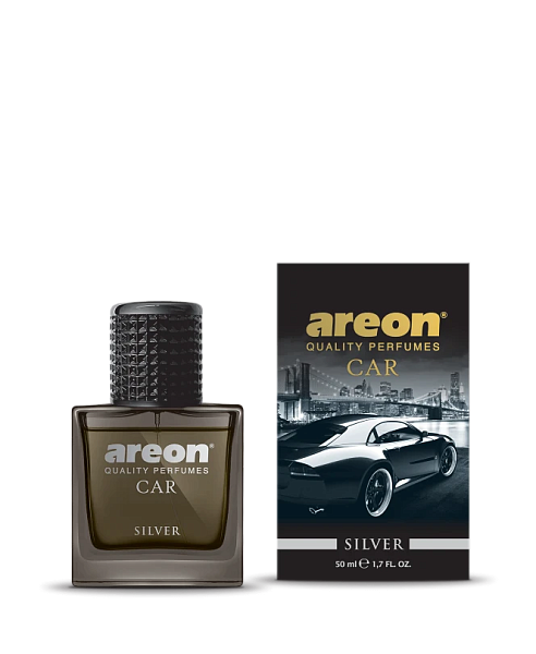Ароматизатор спрей Areon PERFUME GLASS Silver  50 мл.