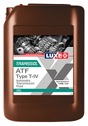 Трансмиссионное масло LUXE ATF Type T-IV Transsol  20 л. синт.