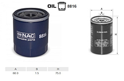 Фильтр масляный NAC 8816