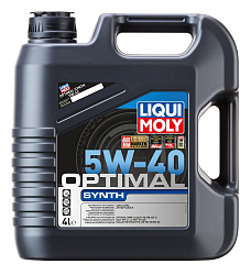 Моторное масло LIQUI MOLY Optimal Synth  5W-40  4 л. синт.