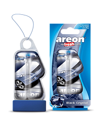 Ароматизатор гелевый AREON Refreshment Liquid BLACK CRYSTAL LC08  к-т 24 шт.