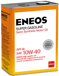 Моторное масло ENEOS Super Gasoline  10W-40  4 л. п/синт.
