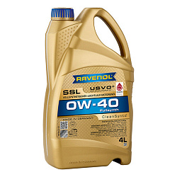 Моторное масло RAVENOL Super Synthetik Oel SSL  0W-40  4 л. синт.