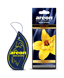 Ароматизатор на зеркало AREON Mon Areon VANILLA MIA MA30  к-т 10 шт.