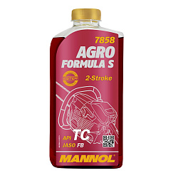 Масло моторное для садовой техники MANNOL Agro Formula S  1 л. синт.