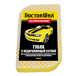 Нецарапающая двухсторонняя губка с сеткой DoctorWax DW8632R