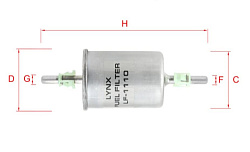Фильтр топливный LYNXauto LF-1110