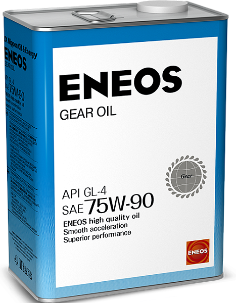 Трансмиссионное масло ENEOS Gear Oil  75W-90  4 л. синт.
