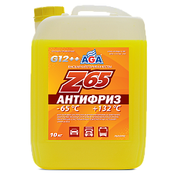 Антифриз G-12++ -65/+132°C желтый AGA044Z (готовый к применению)  10 кг.