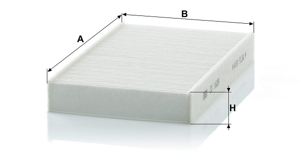 Салонный фильтр MANN CU1629