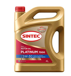 Моторное масло SINTEC Platinum 7000 API SP  5W-30  4 л. синт.