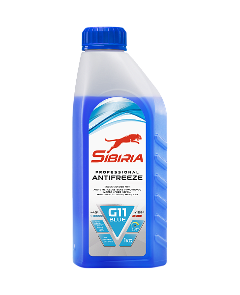 Антифриз синий -40 SIBIRIA G-11 Blue  1 кг.