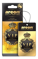 Ароматизатор в машину подвесной Areon VIP Black King  1шт.