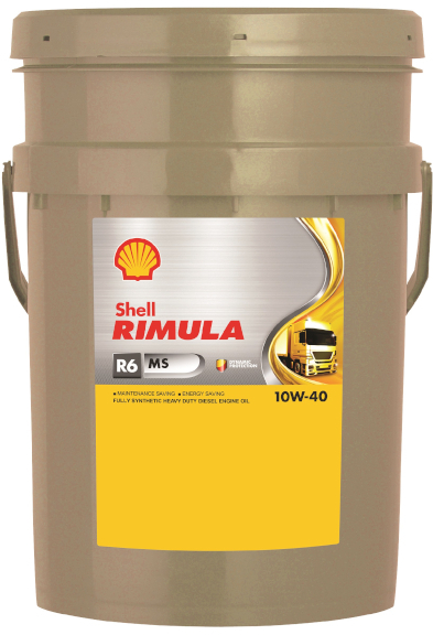 10/40 Rimula R6 MS Shell  20л. синт. API CF Масло дизельное