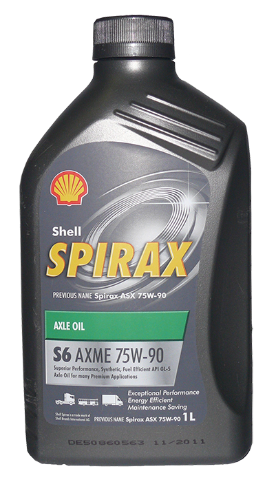 75/90 Spirax S6 AXME (ASX) Shell   1л. синт. API GL-5 Масло трансмиссионное /кор.12шт/