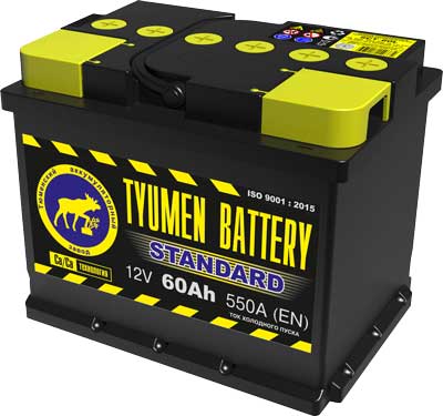 60 п.п. Tyumen Battery “STANDARD” 550А (242*175*190)