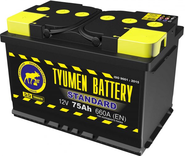 АКБ Tyumen Battery “STANDARD” АПЗ 6CТ 75 п.п. 660А