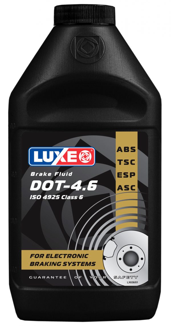 Тормозная жидкость LUXE DOT-4.6  455 гр.