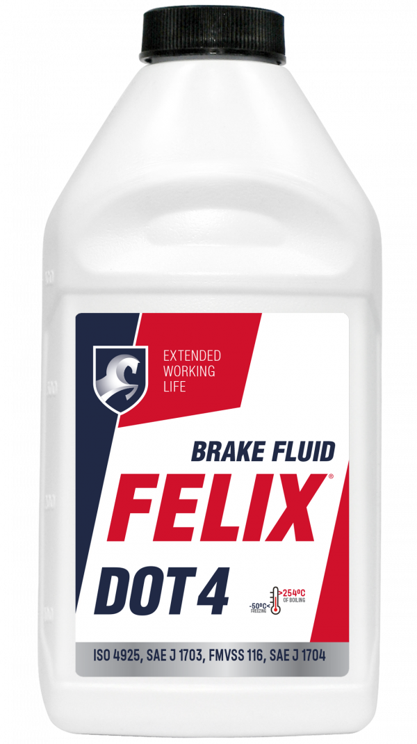 Тормозная жидкость FELIX DOT 4  455 гр.