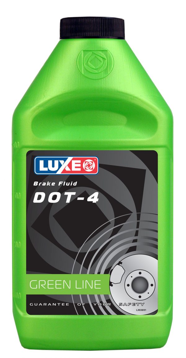 Тормозная жидкость LUXE DOT-4  910 гр.