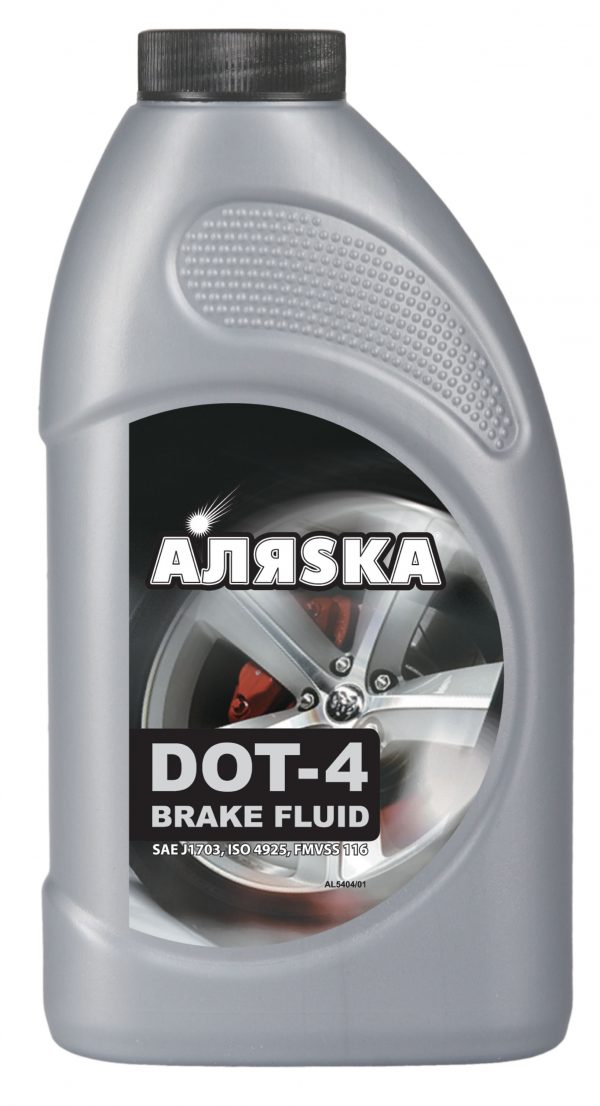 Тормозная жидкость Аляска DOT-4  455 гр.