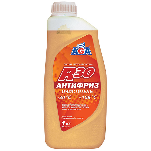 Антифриз-очиститель AGA-R30 (-30) цвет нейтральный (готовый к применению)  946 мл. AGA045R