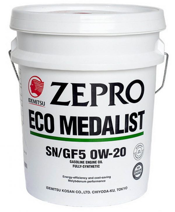 Моторное масло IDEMITSU Zepro Eco Medalist  0W-20  20 л. синт.