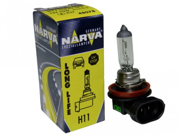 Лампа H11 12V, 55W, PGJ19-2 Long Life NARVA 48078