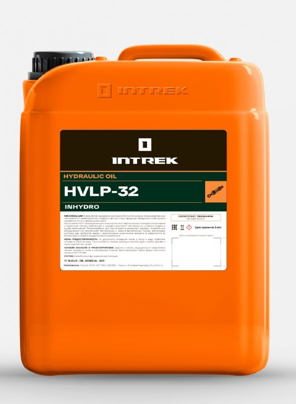 Гидравлическое масло INTREK INHYDRO HVLP-32  20 л.