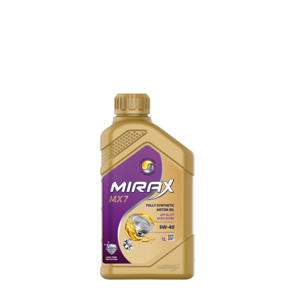 Моторное масло MIRAX MX7  5W-40  1 л. синт.