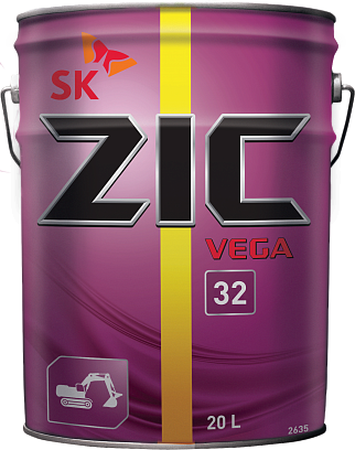 Гидравлическое масло ZIC VEGA 32 ISO 32  20 л. синт.