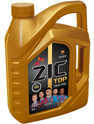 Моторное масло ZIC TOP  0W-20  4 л. синт.