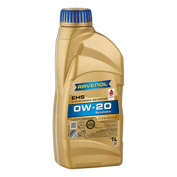 Моторное масло RAVENOL EHS  0W-20  1 л. синт.