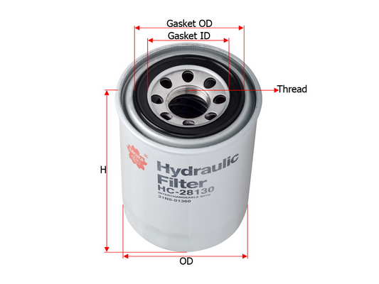Фильтр гидравлической системы Sakura HC28130