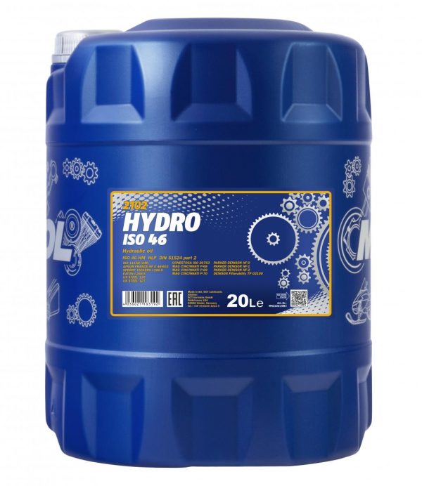 Гидравлическое масло MANNOL Hydro ISO 46  20 л. мин.