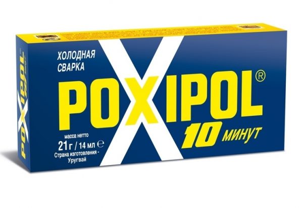 Холодная сварка металическая Poxipol 14мл. синяя /кор.6шт./