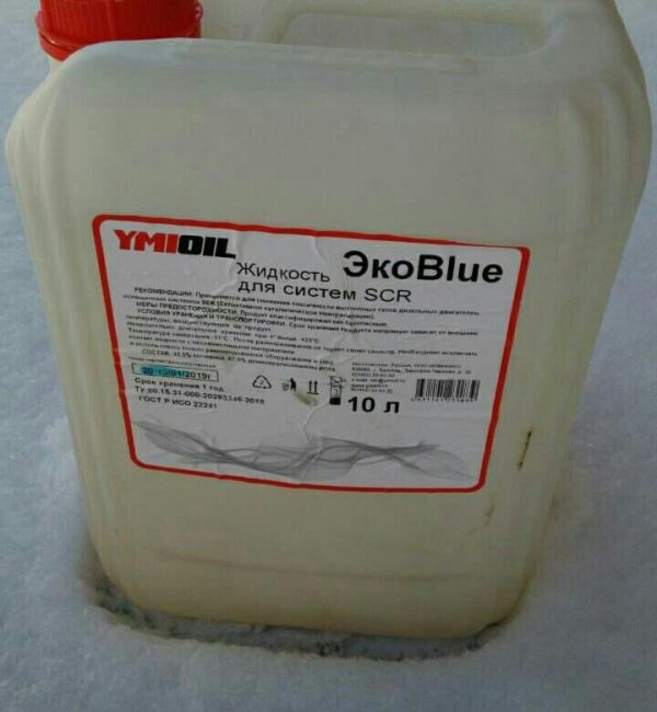 Жидкость для систем YMIOIL SCR “ЭкоBlue”  10 л.