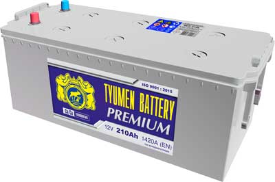 АКБ Tyumen Battery “PREMIUM” АПЗ 6СТ 210 п.п. конус